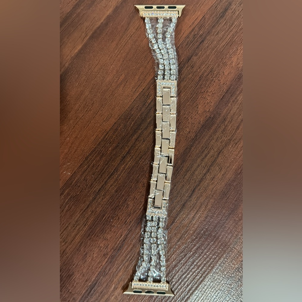 Smart Watch Gold Band